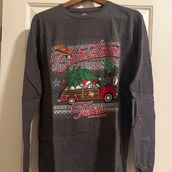Buc-ee's Unisex Texas Holiday Long-Sleeve Tee - Size Adult Small - Picture 1 of 2